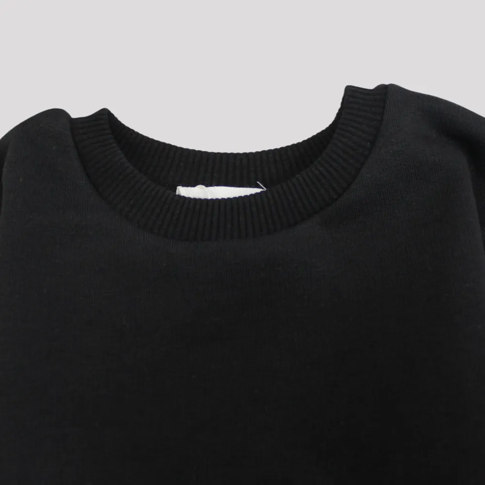 Unisex Black Sweatshirt