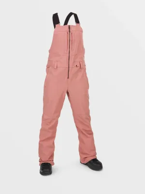 Volcom 2024 Swift Bib Overalls - Earth Pink