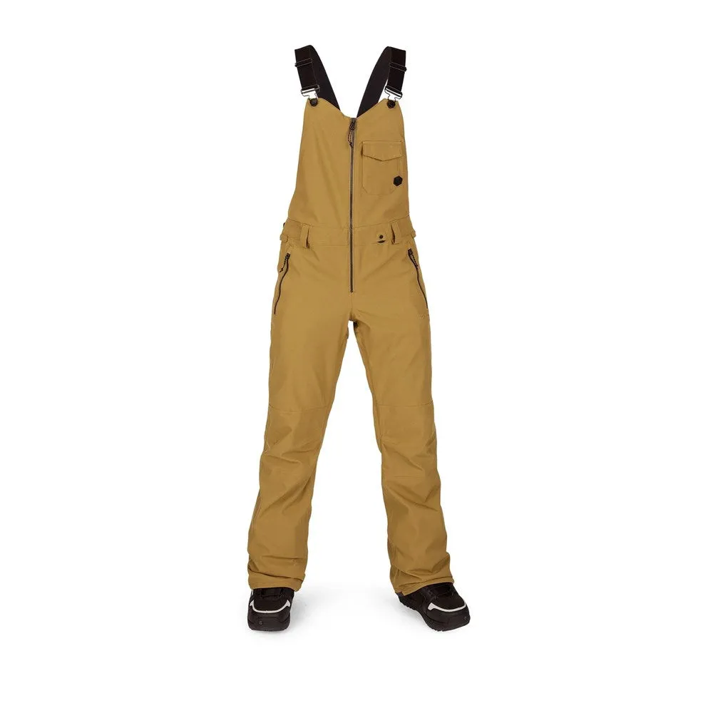 Volcom Swift Bib Overall - Burnt Khaki