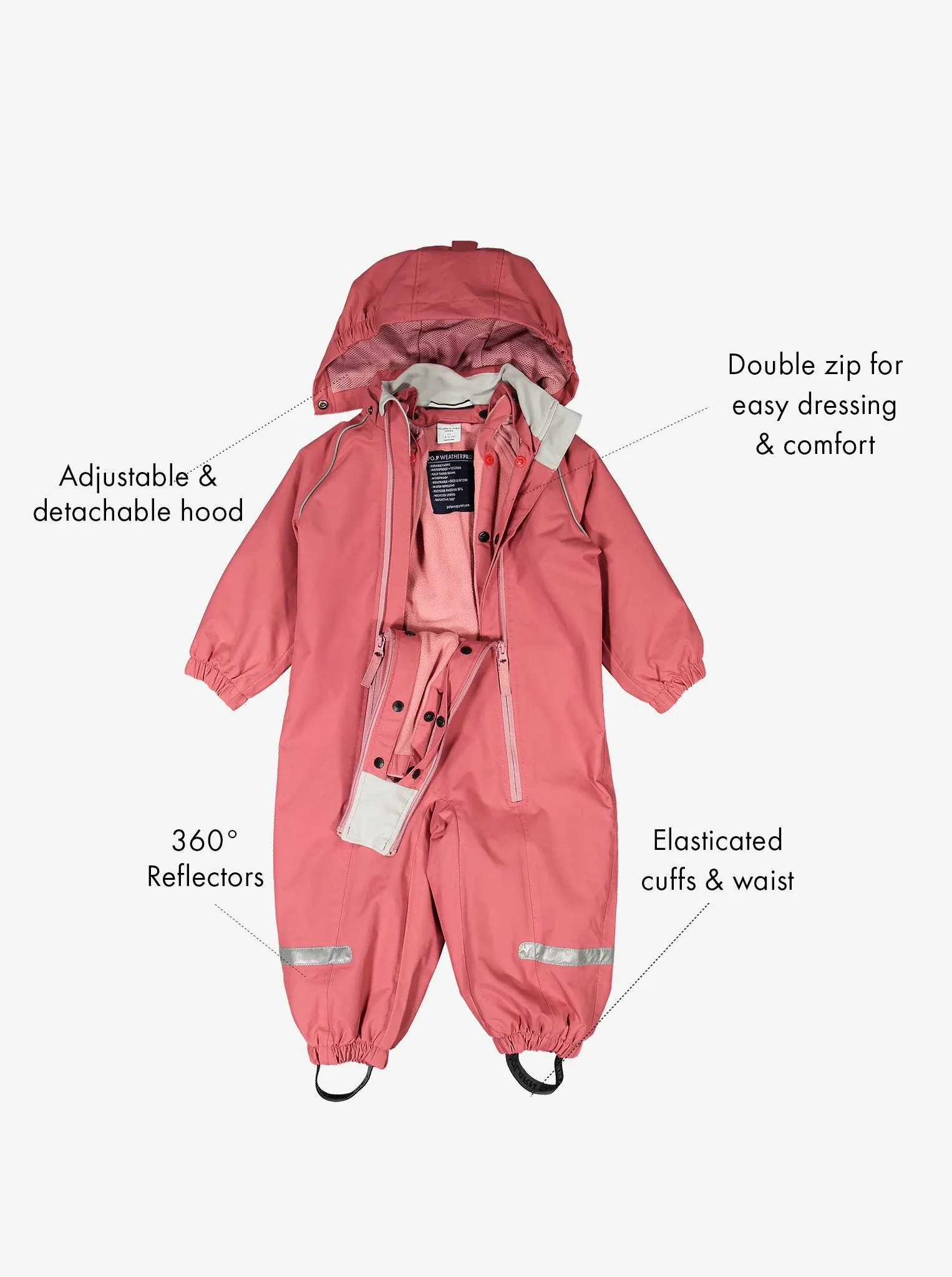 Waterproof Fleece Lined Baby Overall