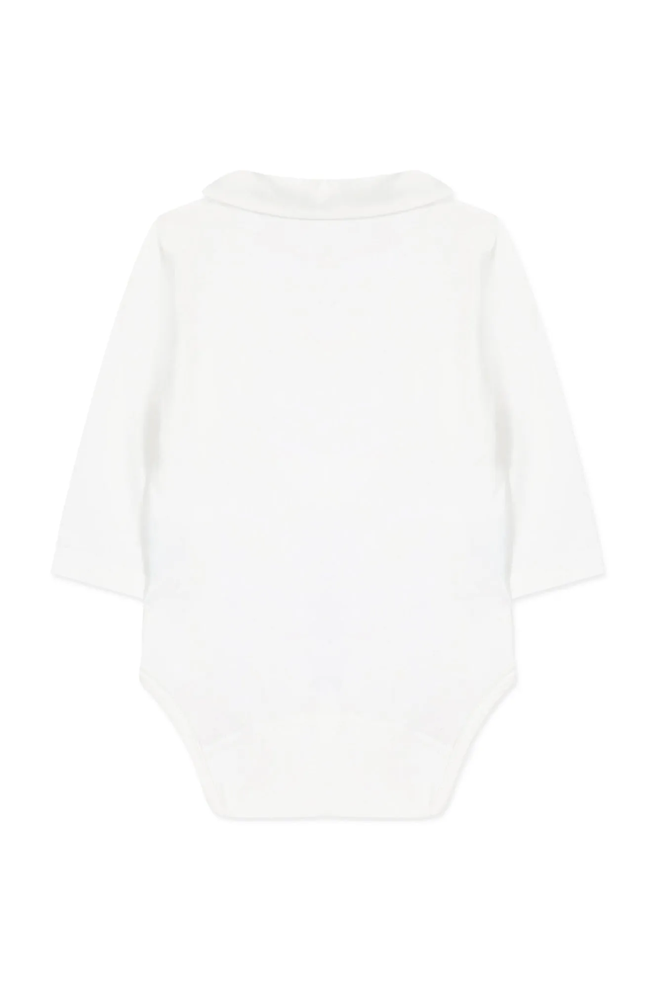 White Collar Baby Bodysuit